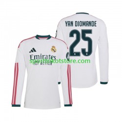 Real Madrid Herren Heim trikot 2027-2028 Langarm Yan Diomande 25