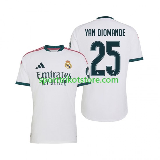 Real Madrid Herren Heim trikot 2027-2028 Kurzarm Yan Diomande 25