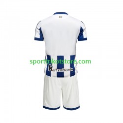Real Sociedad Kinderset Heim trikot 2027-2028 Kurzarm