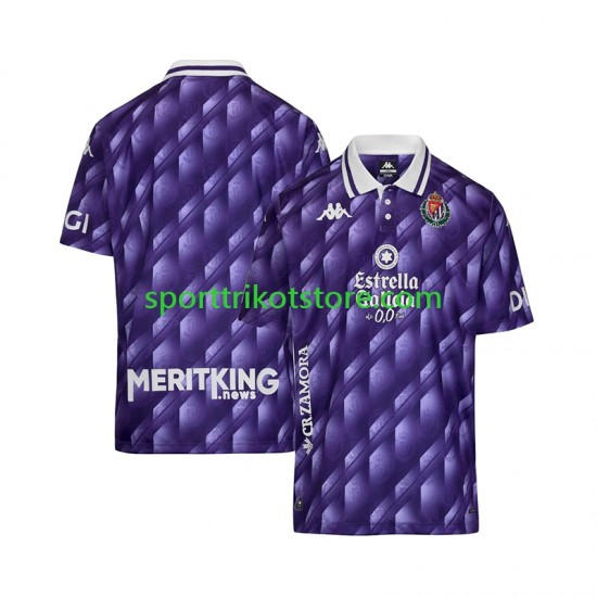 Retro Real Valladolid Herren Heim trikot 2025-2026 Kurzarm