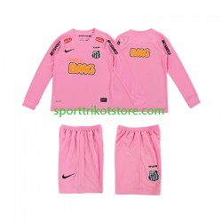 Retro Kinderset Viertes trikot Langarm Santos 2012 2013