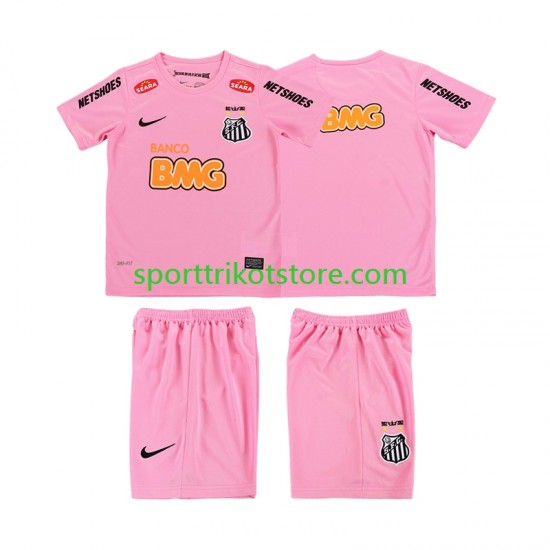 Retro Kinderset Viertes trikot Kurzarm Santos 2012 2013