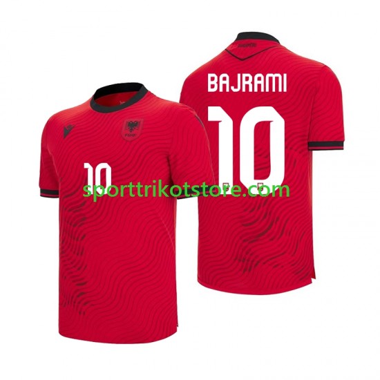 Albanien Herren Heim trikot WM 2026 Kurzarm Nedim Bajrami 10