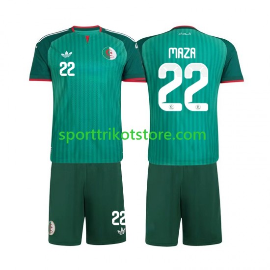 Algerien Kinderset Auswärts trikot 2026 Kurzarm Ibrahim Maza 22