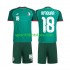 Algerien Kinderset Auswärts trikot 2026 Kurzarm Mohamed Amoura 18