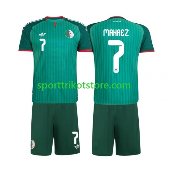 Algerien Kinderset Auswärts trikot 2026 Kurzarm Riyad Mahrez 7