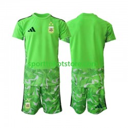 Argentinien Kinderset Ausweich trikot WM 2026 Kurzarm Torwart