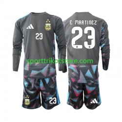 Argentinien Kinderset Heim trikot WM 2026 Langarm Torwart Emiliano Martinez 23