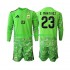 Argentinien Kinderset Ausweich trikot WM 2026 Langarm Torwart Emiliano Martinez 23