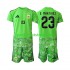 Argentinien Kinderset Ausweich trikot WM 2026 Kurzarm Torwart Emiliano Martinez 23