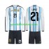 Argentinien Kinderset Heim trikot WM 2026 Langarm Jose Manuel Lopez 21