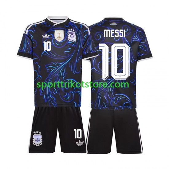 Argentinien Kinderset Auswärts trikot WM 2026 Kurzarm Lionel Messi 10