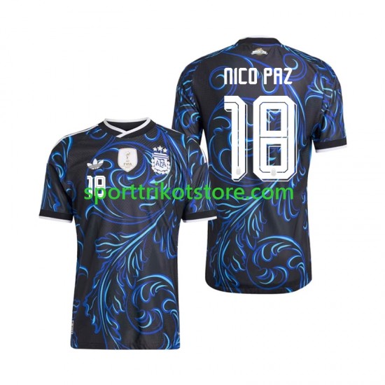 Argentinien Herren Auswärts trikot WM 2026 Kurzarm Nico Paz 18