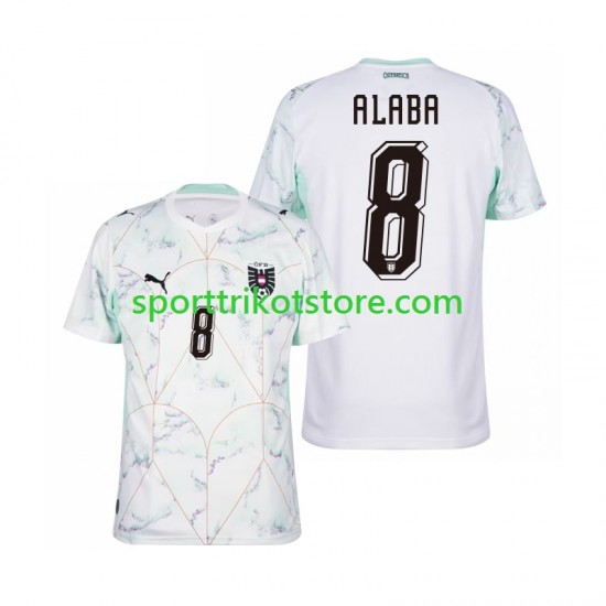 Österreich Herren Auswärts trikot WM 2026 Kurzarm David Alaba 8