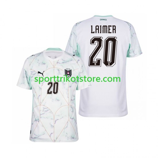 Österreich Herren Auswärts trikot WM 2026 Kurzarm Konrad Laimer 20
