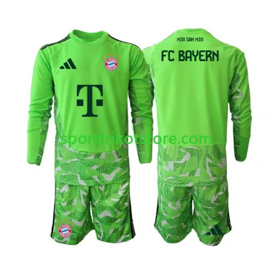 FC Bayern München Kinderset Heim trikot 2027-2028 Langarm Torwart