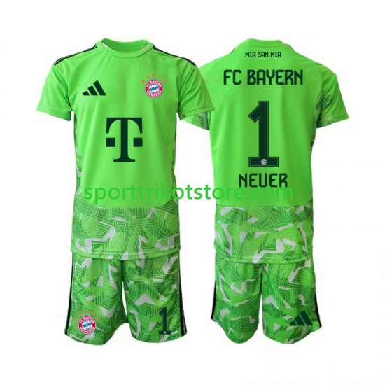FC Bayern München Kinderset Heim trikot 2027-2028 Kurzarm Torwart Manuel Neuer 1
