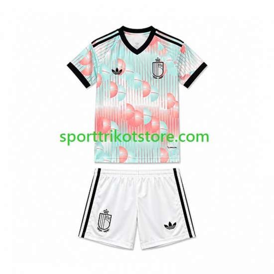 Belgien Kinderset Auswärts trikot WM 2026 Kurzarm