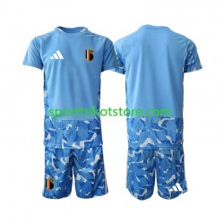 Belgien Kinderset Heim trikot WM 2026 Kurzarm Torwart