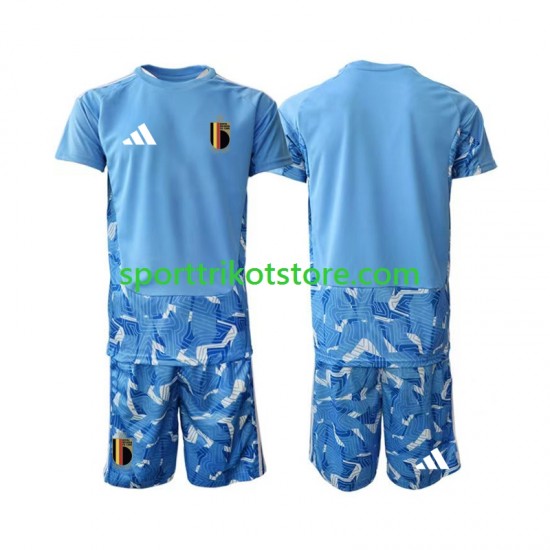 Belgien Kinderset Heim trikot WM 2026 Kurzarm Torwart