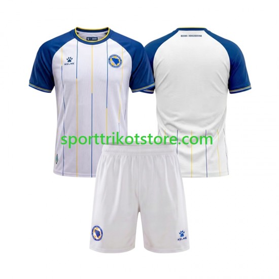 Bosnien und Herzegowina Kinderset Auswärts trikot WM 2026 Kurzarm