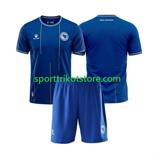 Bosnien und Herzegowina Kinderset Heim trikot WM 2026 Kurzarm