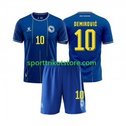 Bosnien und Herzegowina Kinderset Heim trikot WM 2026 Kurzarm Ermedin Demirovic 10