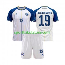 Bosnien und Herzegowina Kinderset Auswärts trikot WM 2026 Kurzarm Kerim Alajbegovic 19