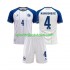 Bosnien und Herzegowina Kinderset Auswärts trikot WM 2026 Kurzarm Tarik Muharemovic 4