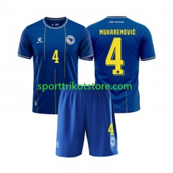 Bosnien und Herzegowina Kinderset Heim trikot WM 2026 Kurzarm Tarik Muharemovic 4