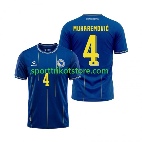 Bosnien und Herzegowina Herren Heim trikot WM 2026 Kurzarm Tarik Muharemovic 4