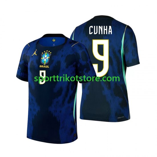 Brasilien Herren Auswärts trikot WM 2026 Kurzarm Matheus Cunha 9