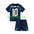 Brasilien Kinderset Auswärts trikot WM 2026 Kurzarm Neymar JR 10