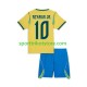 Brasilien Kinderset Heim trikot WM 2026 Kurzarm Neymar JR 10
