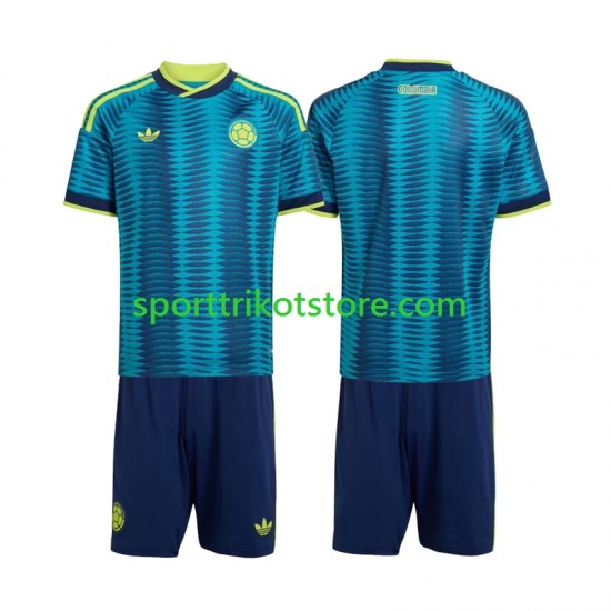 Kolumbien Kinderset Auswärts trikot WM 2026 Kurzarm
