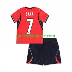 England Kinderset Auswärts trikot WM 2026 Kurzarm Bukayo Saka 7
