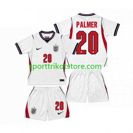 England Kinderset Heim trikot WM 2026 Kurzarm Cole Palmer 20