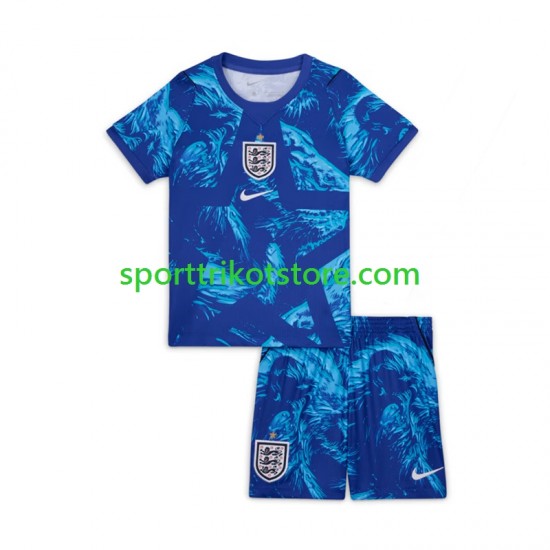 England Kinderset Ausweich trikot WM 2026 Kurzarm Torwart