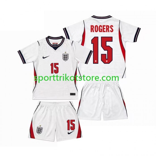 England Kinderset Heim trikot WM 2026 Kurzarm Morgan Rogers 15