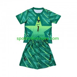 Frankreich Kinderset Ausweich trikot WM 2026 Kurzarm Torwart Brice Samba 1