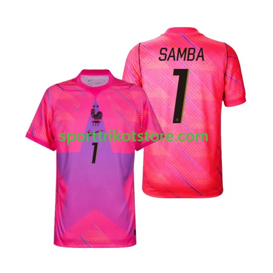 Frankreich Herren Auswärts trikot WM 2026 Kurzarm Torwart Brice Samba 1