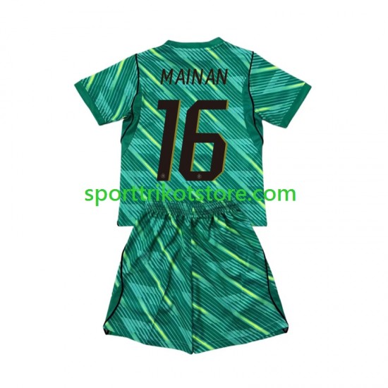 Frankreich Kinderset Ausweich trikot WM 2026 Kurzarm Torwart Mike Maignan 16