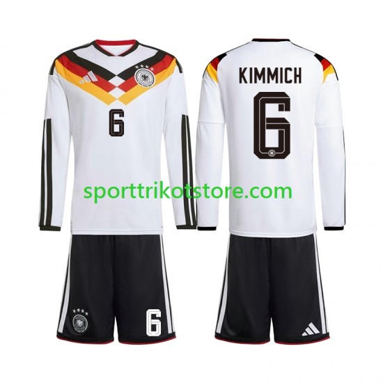 Deutschland Kinderset Heim trikot WM 2026 Langarm Joshua Kimmich 6