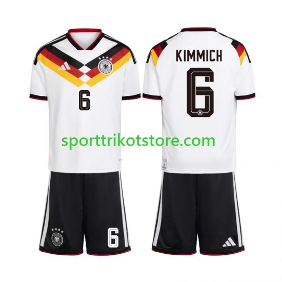 Deutschland Kinderset Heim trikot WM 2026 Kurzarm Joshua Kimmich 6