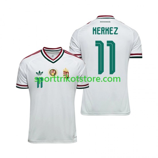 Ungarn Herren Auswärts trikot WM 2026 Kurzarm Milos Kerkez 11
