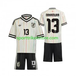 Japan Kinderset Auswärts trikot WM 2026 Kurzarm Keito Nakamura 13