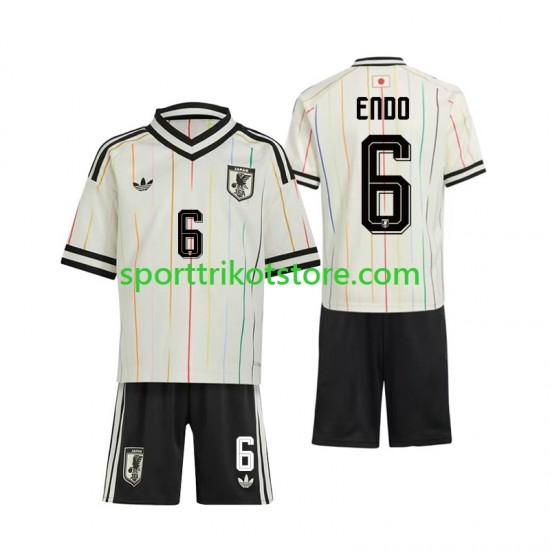 Japan Kinderset Auswärts trikot WM 2026 Kurzarm Wataru Endo 6