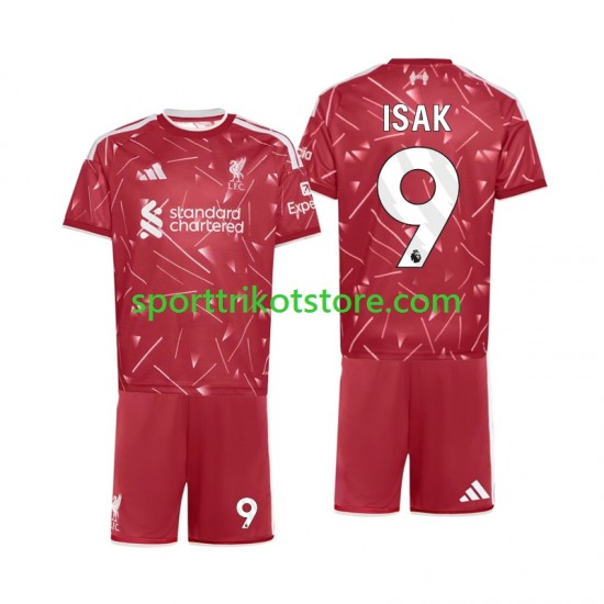 Liverpool Kinderset Heim trikot 2027-2028 Kurzarm Alexander Isak 9