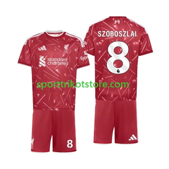 Liverpool Kinderset Heim trikot 2027-2028 Kurzarm Dominik Szoboszlai 8