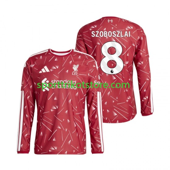 Liverpool Herren Heim trikot 2027-2028 Langarm Dominik Szoboszlai 8